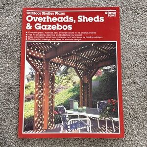 Overheads, Sheds & Gazebos - Red Cover